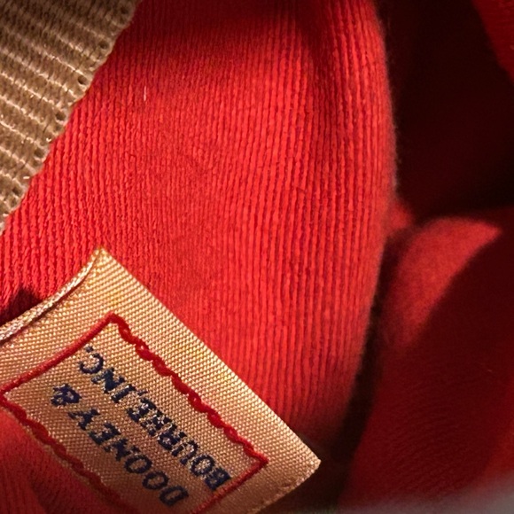 Dooney & Bourke Leaf Pattern Tote with Brown Accents - Picture 9 of 13